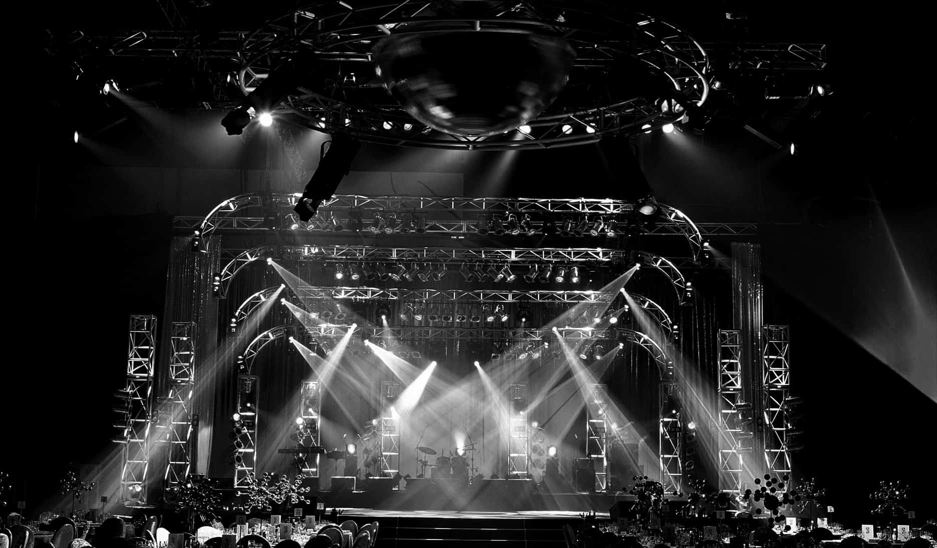 Audio Visual Production Trussing Stage and Lighting