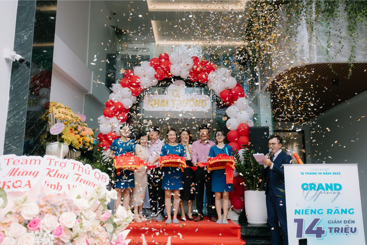 Tổ Chức Khai Trương Trọn Gói TPHCM - HN Event Góp Mặt Tại Lễ Khai Trương Nha Khoa Quốc An 14 tổ chức khai trương trọn gói tphcm