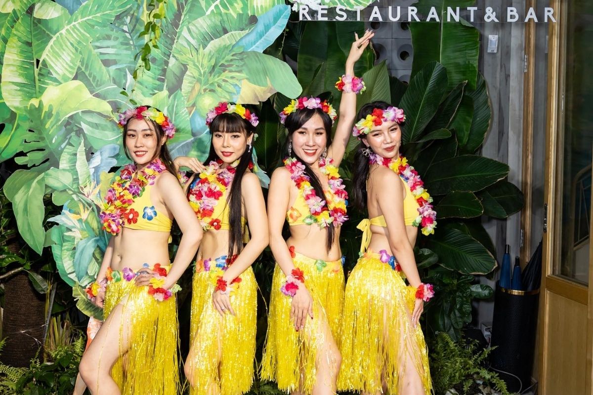 NHÌN LẠI NÉT VĂN HÓA HAWAII TẠI SỰ KIỆN KHAI TRƯƠNG OLA HALE RESTAURANT & BAR 9 to chuc khai truong tron goi tphcm 1