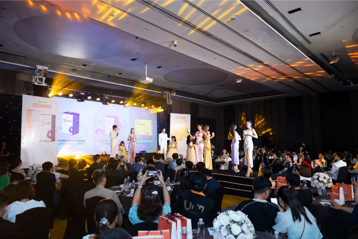 LỄ RA MẮT THƯƠNG HIỆU GOINBE 2023 - GIẢI PHÁP LÀM ĐẸP NỘI SINH BỀN VỮNG 20 tổ chức sự kiện ra mắt sản phẩm mới